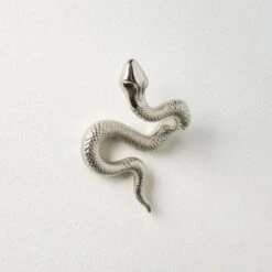Polished Nickel Snake Wall Hook