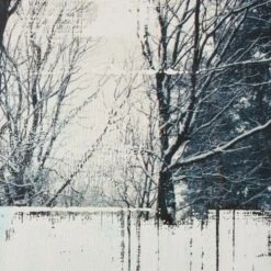 'Snow On Trees III' Mixed Medium Reproduction By Koen Lybaert 22''x18'' -Furniture Sale SnowOnTreesIII22x18inAVSHF22