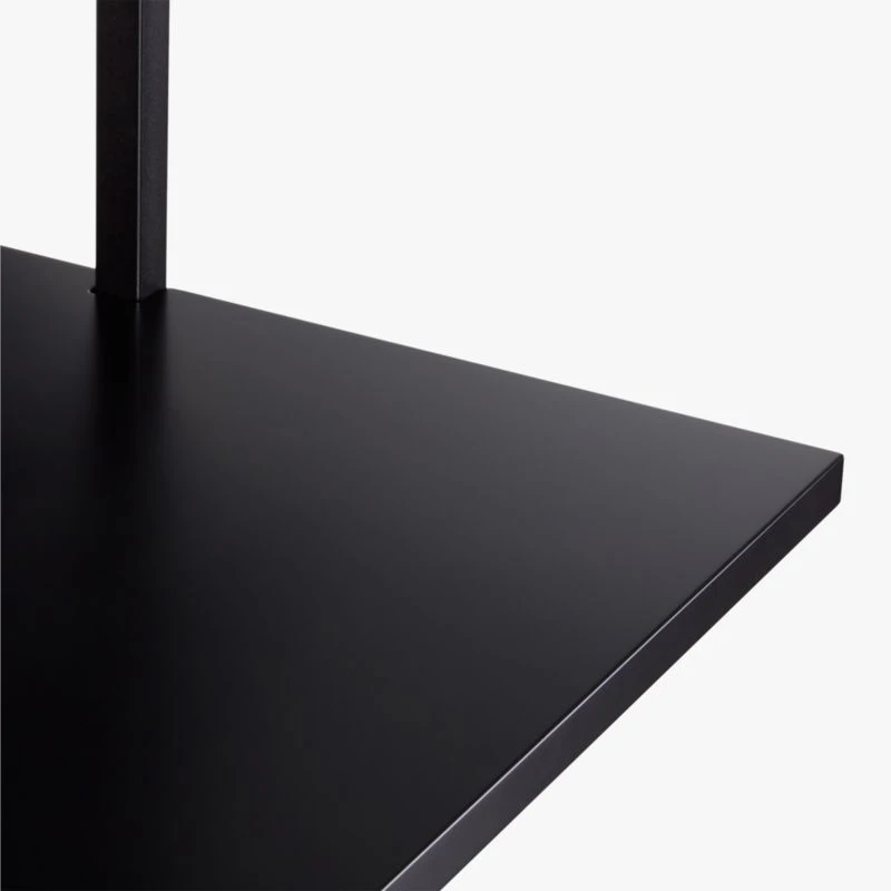 Stairway Black Wall Mount Desk With Shelf 72.5'' 7 Stairway Black Wall Mount Desk With Shelf 72.5'' - Image 5