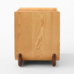 Stivale 2-Drawer Oak Nightstand -Furniture Sale StivaleOakNWlntNghtstndSDSSS23