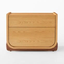 Stivale 2-Drawer Oak Nightstand -Furniture Sale StivaleOakNWlntNghtstndSOSSS23