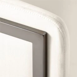 Stretta Ivory Velvet Office Chair -Furniture Sale StrettaIvoryMtlOffcChairAVSSS22