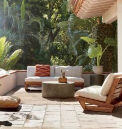 Terrazzo Black Outdoor Coffee Table -Furniture Sale SunsetTeakOutdoorCollectionMR20