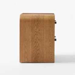 Sutton 2-Drawer White Oak Wood Nightstand 11 Sutton 2-Drawer White Oak Wood Nightstand -Furniture Sale SuttonOakNightstandSDSSF23