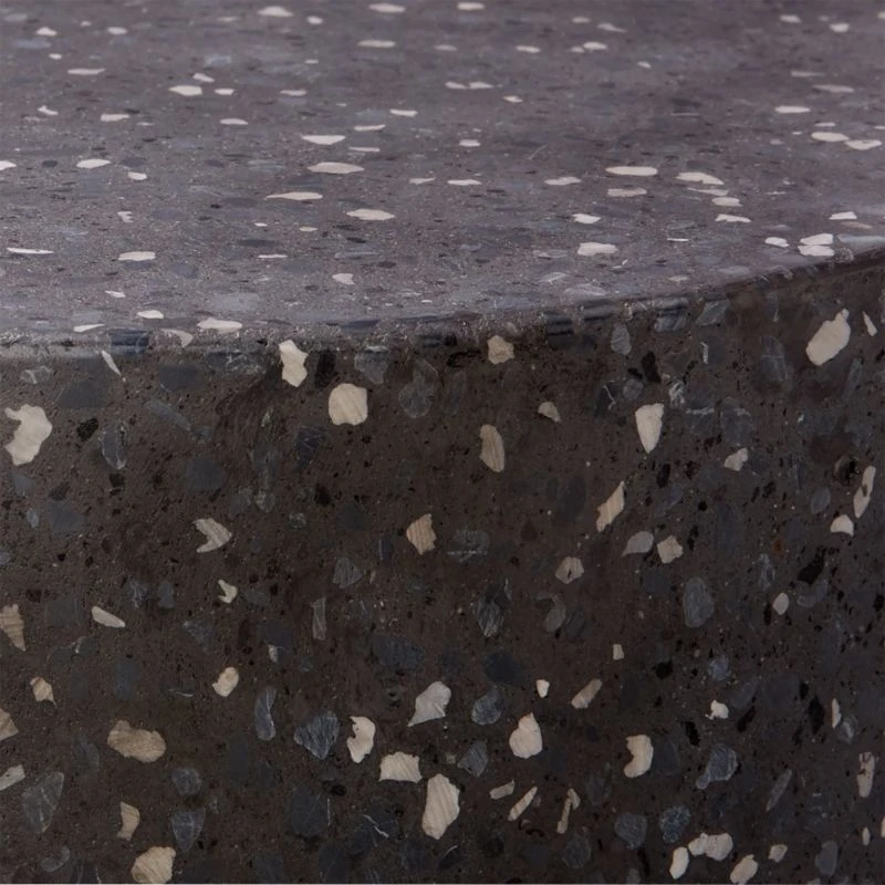 Terrazzo Black Outdoor Side Table 8 Terrazzo Black Outdoor Side Table - Image 6