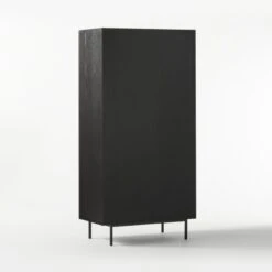 Trace Black Wire Bookcase 16 Trace Black Wire Bookcase -Furniture Sale TraceBlkMeshDoorBookcase3QBF20