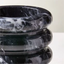 Turk Black Marble Utensil Holder -Furniture Sale TurkBlkMrblUtensilHolderAV3SHF22