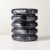 Turk Black Marble Utensil Holder -Furniture Sale TurkBlkMrblUtensilHolderSHF22
