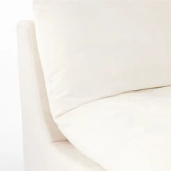 Turn 4-Piece Off-White Performance Velvet Sectional Sofa -Furniture Sale Turn4PcCreamSectAVSSS23