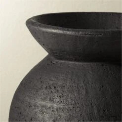 Victoria Black Terracotta Vase 16 Victoria Black Terracotta Vase -Furniture Sale VictoriaBlackVaseAVSHS21