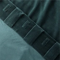 Dark Green Organic Cotton Velvet Window Curtain Panel 48"x84'' 11 Dark Green Organic Cotton Velvet Window Curtain Panel 48"x84'' -Furniture Sale VlvtDkGnOrgCtnCrtn96PnlAV4SHF23