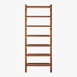 Walnut Modular Single Shelf 88" -Furniture Sale WalnutMod88SingleShelfF18