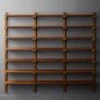 Walnut Modular Triple Shelf 88" -Furniture Sale WalnutMod88TripleShelfROF18 1x1