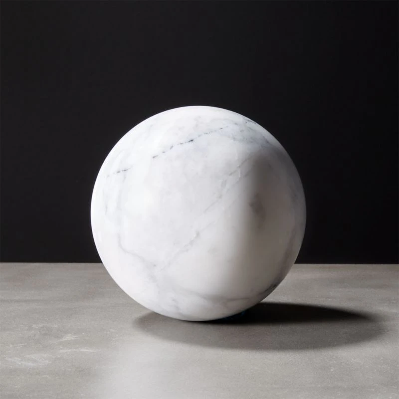 White Marble Sphere Object 3 White Marble Sphere Object