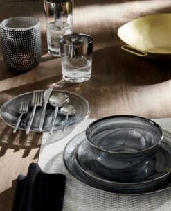 Poplin Black Cloth Napkins Set Of 8 -Furniture Sale bubbleblacktealightcandlehldrJN18