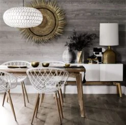 Alba Lacquered White Credenza Small -Furniture Sale finmarkdiningtableJN17