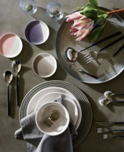 Bolt Grey Linen Napkin Set Of 4 -Furniture Sale mirageiridescentdrinkwareJN18