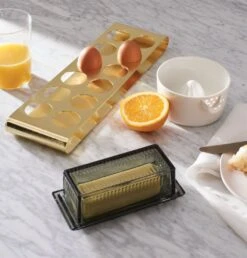 Marta Cooler Glasses Set Of 6 -Furniture Sale mokegreyglassbutterdishACJN18