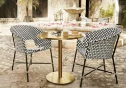 Brava Outdoor Dining-Lounge Wicker Armchair Set Of 4 -Furniture Sale watermarkbistrotablebravaOFB17